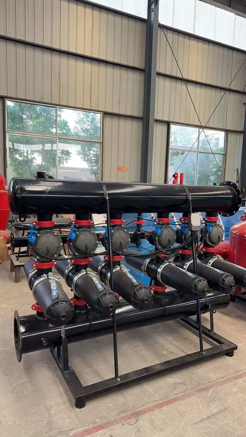全自动反冲洗叠片过滤器，滴灌喷灌过滤器，水肥一体化，自动