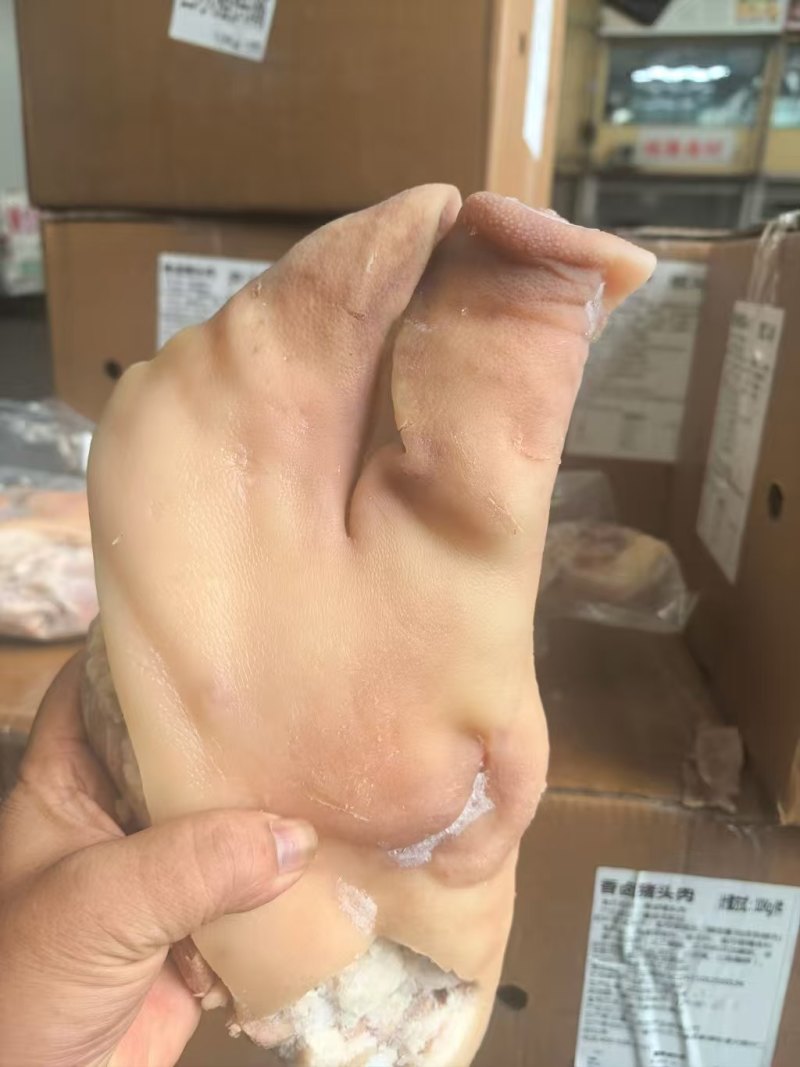 白水全熟猪头肉，带核桃带拱嘴