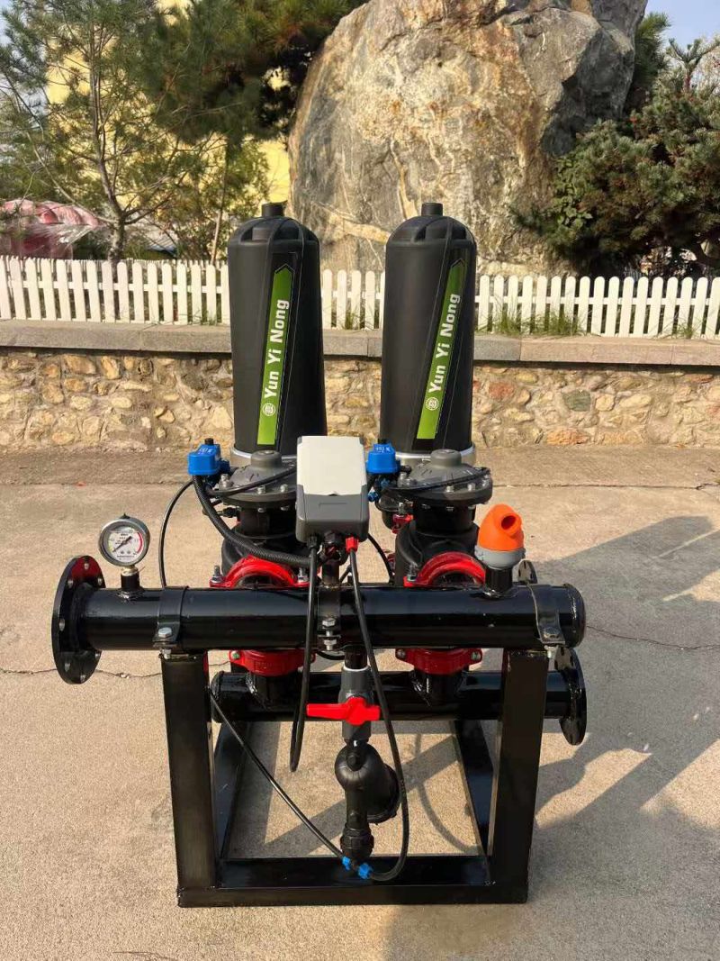全自动反冲洗叠片过滤器，滴灌喷灌过滤器，水肥一体化，自动