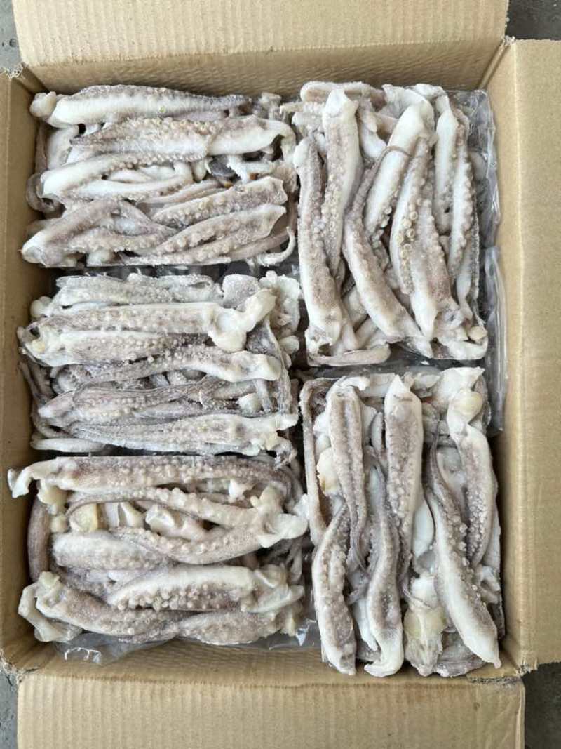 干冰小板鱿鱼须（二本足），出成高，口感脆，400克*10包，