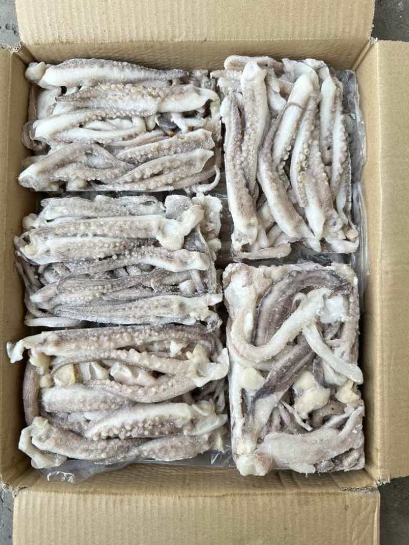 干冰小板鱿鱼须（二本足），出成高，口感脆，400克*10包，