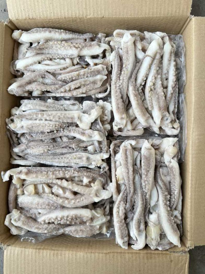 干冰小板鱿鱼须（二本足），出成高，口感脆，400克*10包，