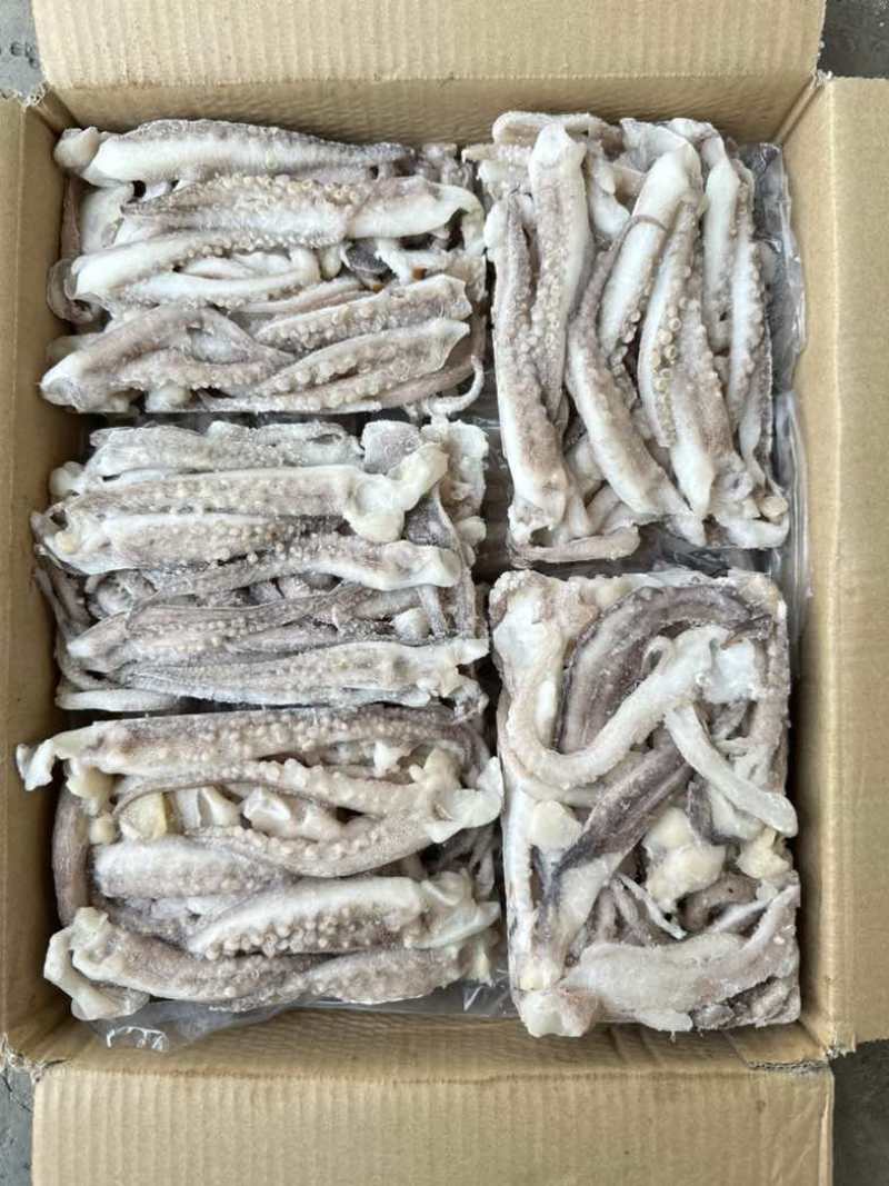 干冰小板鱿鱼须（二本足），出成高，口感脆，400克*10包，