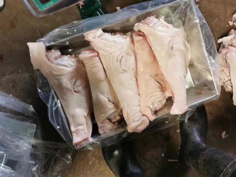 精修猪头干净无毛规格齐全货源充足量大从优