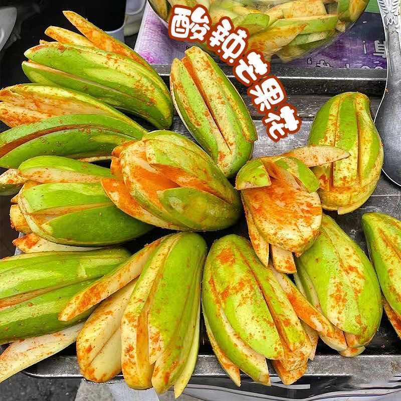 酸脆生吃芒果新鲜应季水果批发价一整箱腌制凉拌青芒果非象牙芒