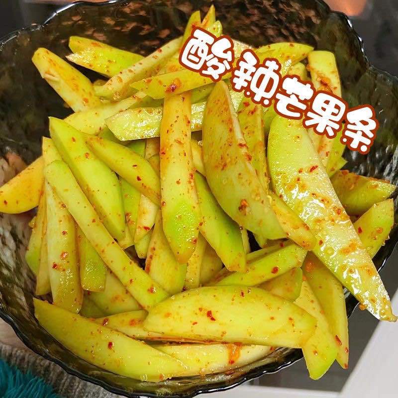 酸脆生吃芒果新鲜应季水果批发价一整箱腌制凉拌青芒果非象牙芒