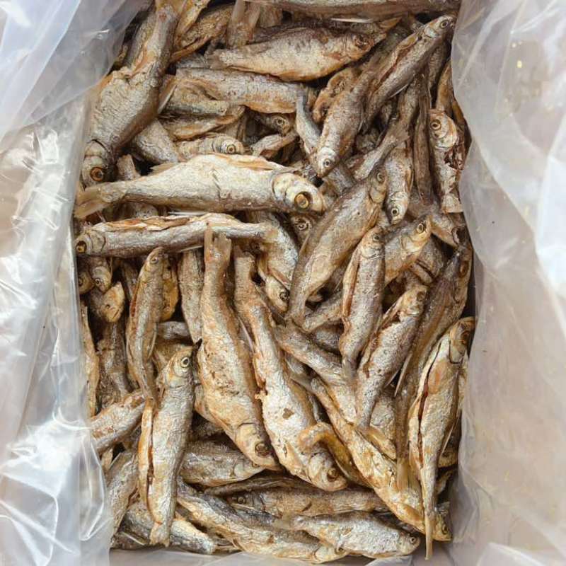 开肚油炸翘嘴鱼展会地摊电商开肚油炸翘嘴鱼白肖鱼兰刀鱼干