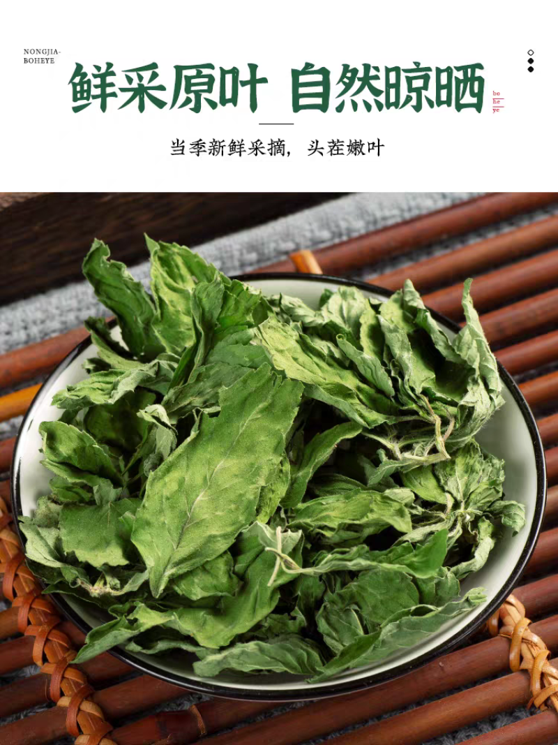 薄荷叶中药材自然晾晒新货批发零售量大从优