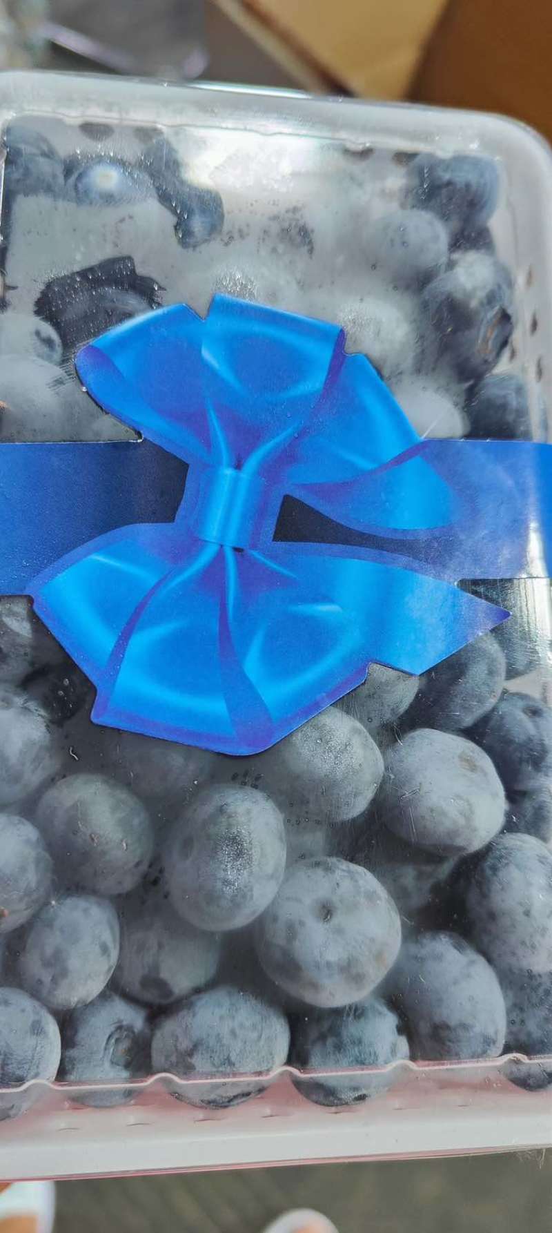 高品质蓝莓18+的一盒一斤。大量基地货上市