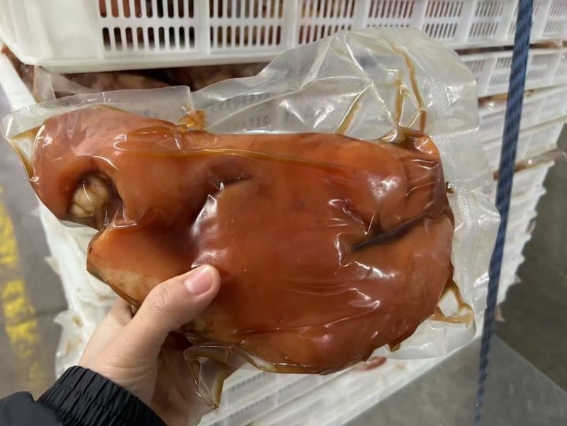 全熟猪头肉，干净无毛，大厂生产