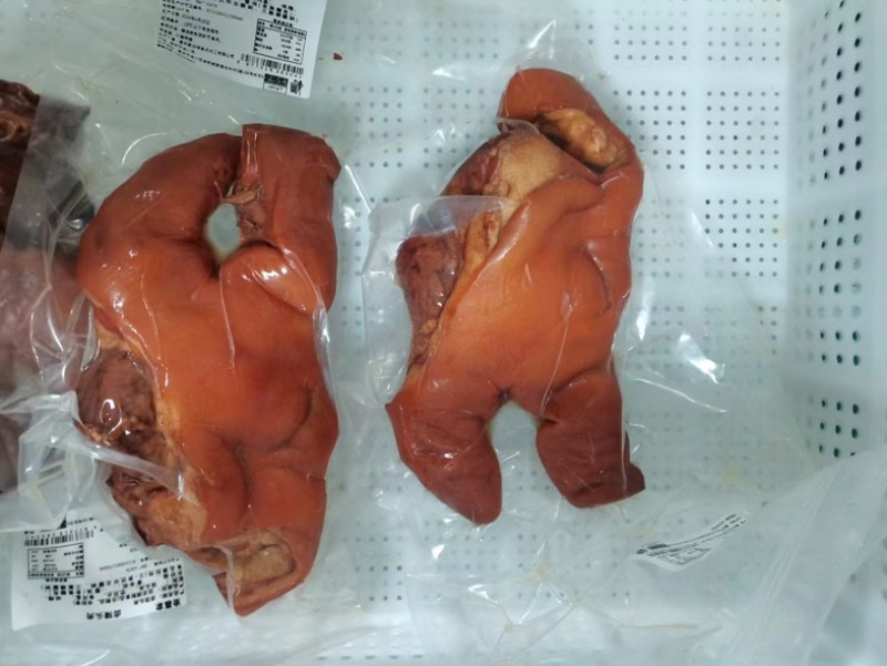 全熟猪头肉，干净无毛，大厂生产