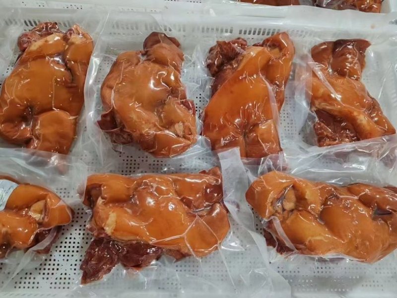 全熟猪头肉，干净无毛，大厂生产