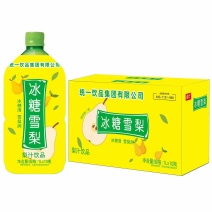 统一红茶绿茶冰糖雪梨1升装10瓶