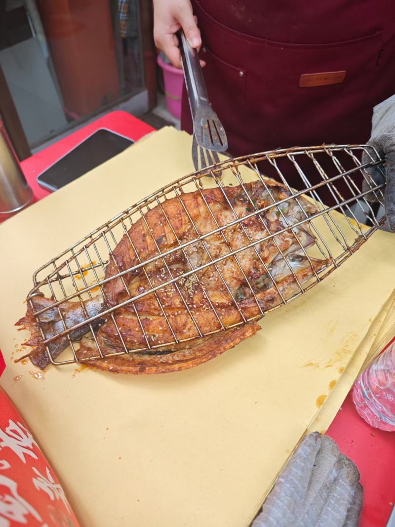 旋转无刺烤鱼