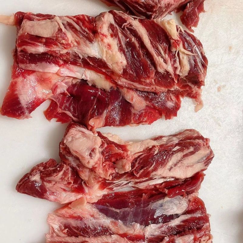 牛肋条肉烧烤炖卤食材新鲜冷冻天然无调理牛腹肉条整箱批发商用