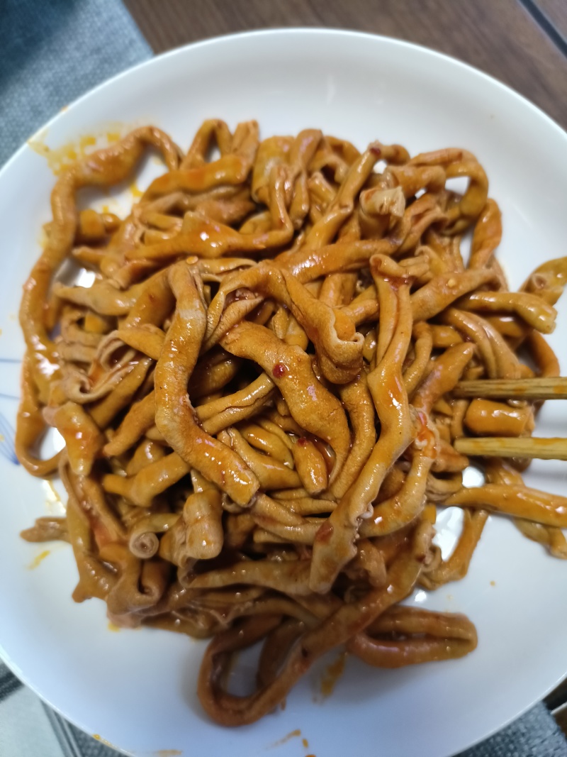 红油鸭肠，250克