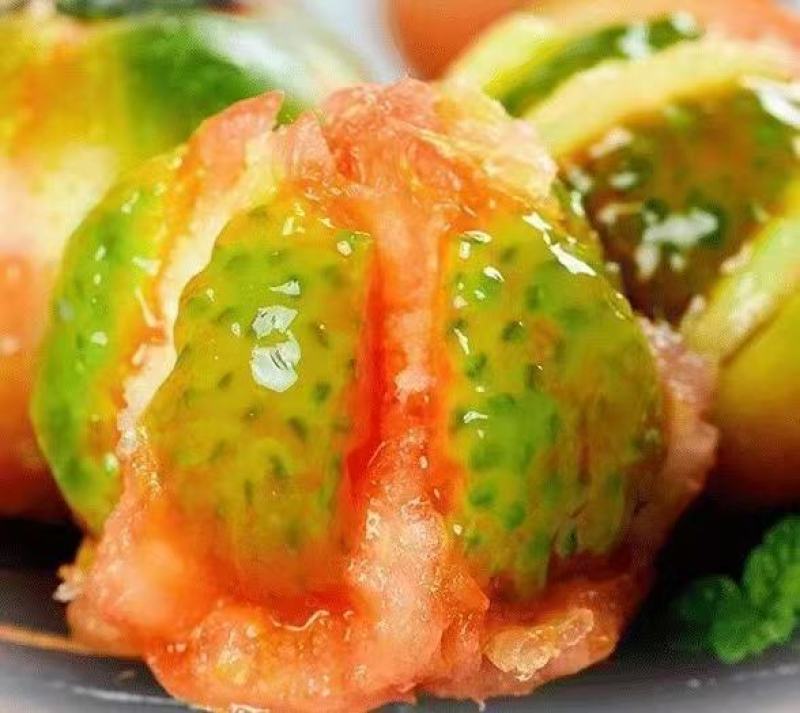 甘肃碱地草莓柿子大量上市