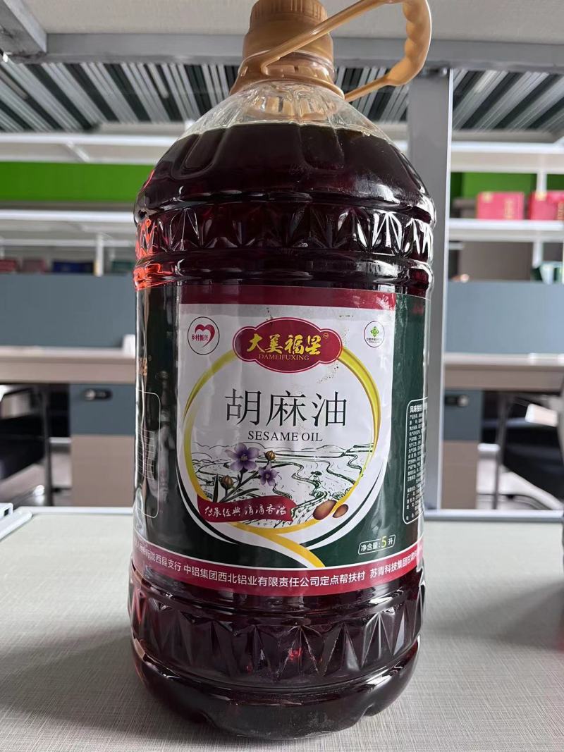 大美福星胡麻油5L装