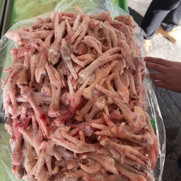 肉食鸡二级鸡爪5吨手续齐全