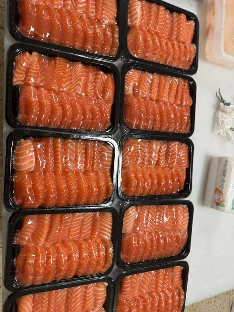 三文鱼400g一盒新鲜现切