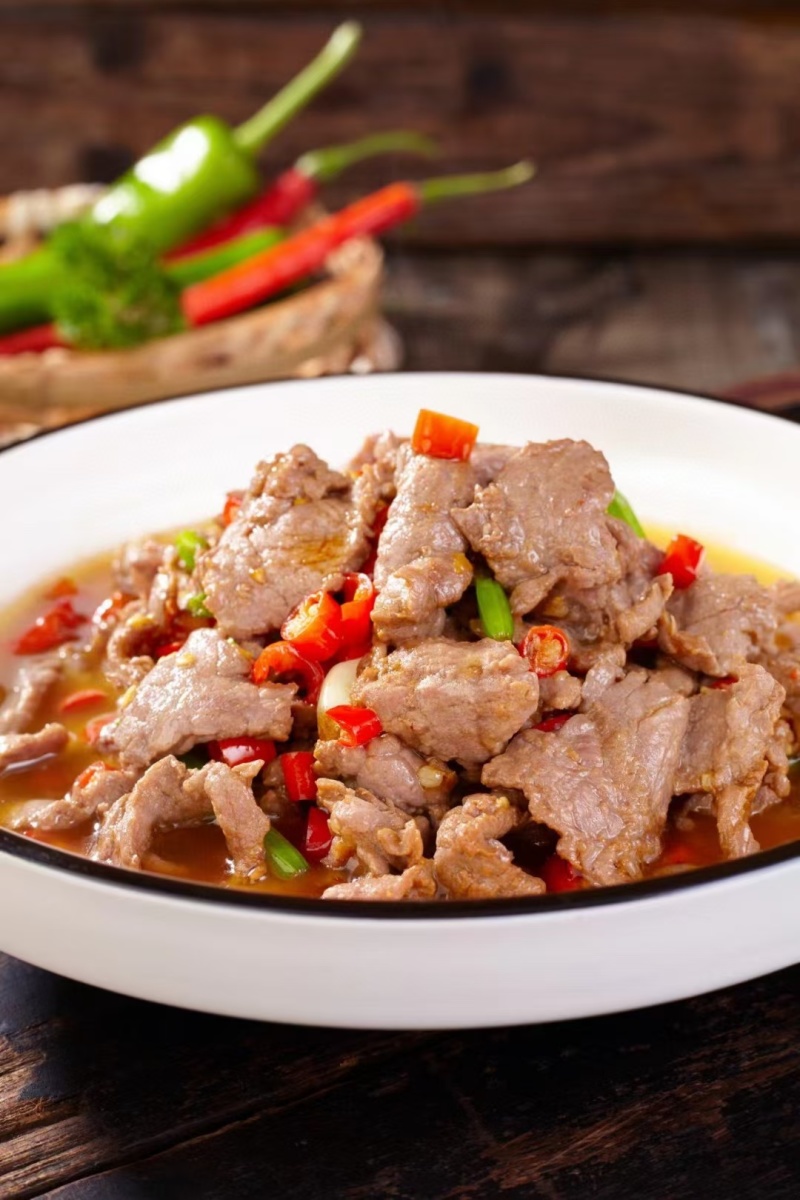 小炒黄牛肉