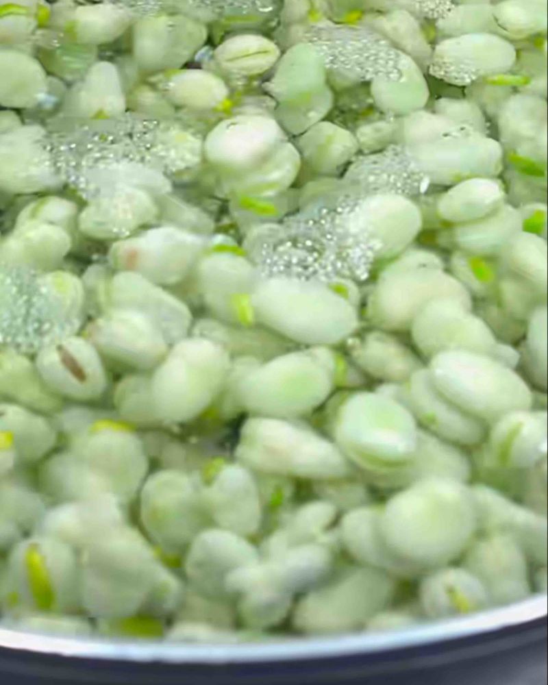 鲜蚕豆。胡豆