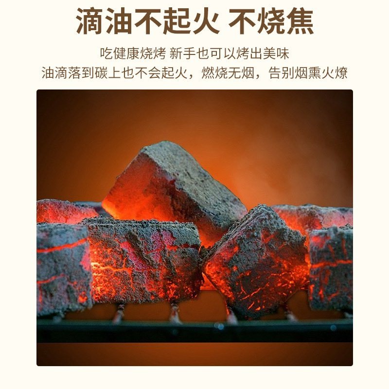 户外烧烤碳速燃炭果木炭无烟易燃炭水烟炭暖手炉木炭厂家直销批发