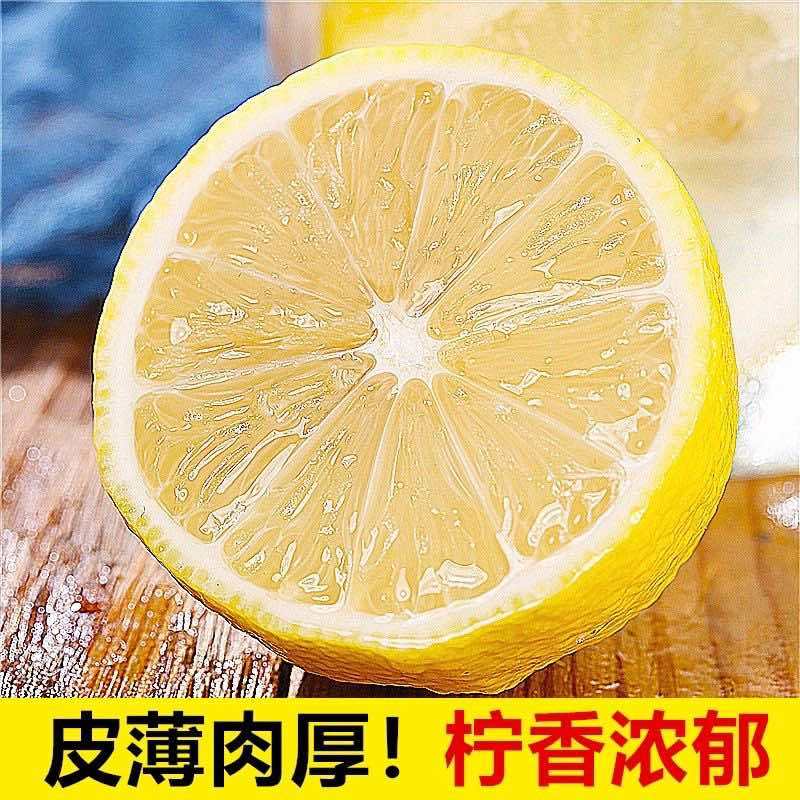 一件代发安岳黄柠檬当季现摘鲜果薄皮柠檬果柠檬新鲜柠檬非无籽