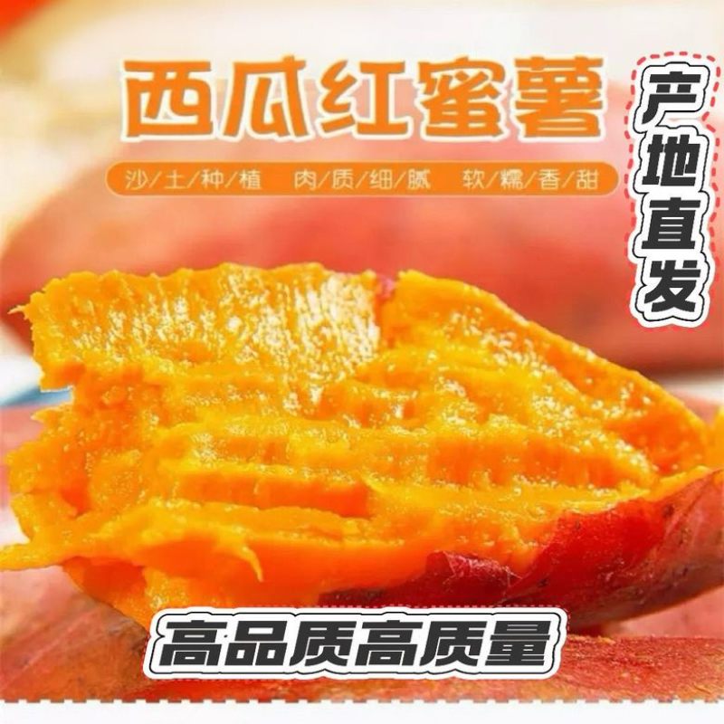 西瓜红香薯新鲜软糯香甜正宗红心农产品食用皮薄原生态低脂肪