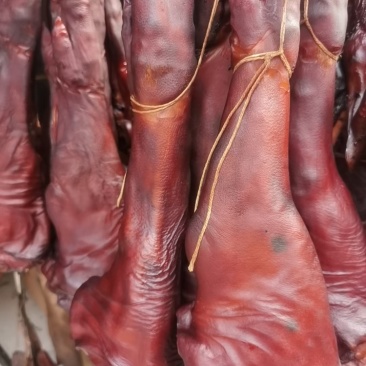 湖南手工烟熏腊猪腿