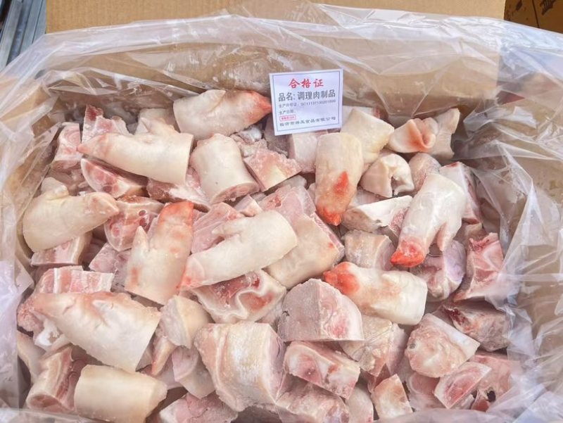 全蹄块猪蹄大量有货欢迎咨询实地看货洽谈合作
