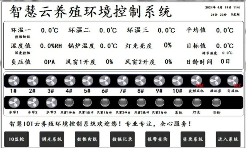 云智慧iot蛋鸡肉鸡养殖御剑江山版风机锅炉灯光小窗变频控制系