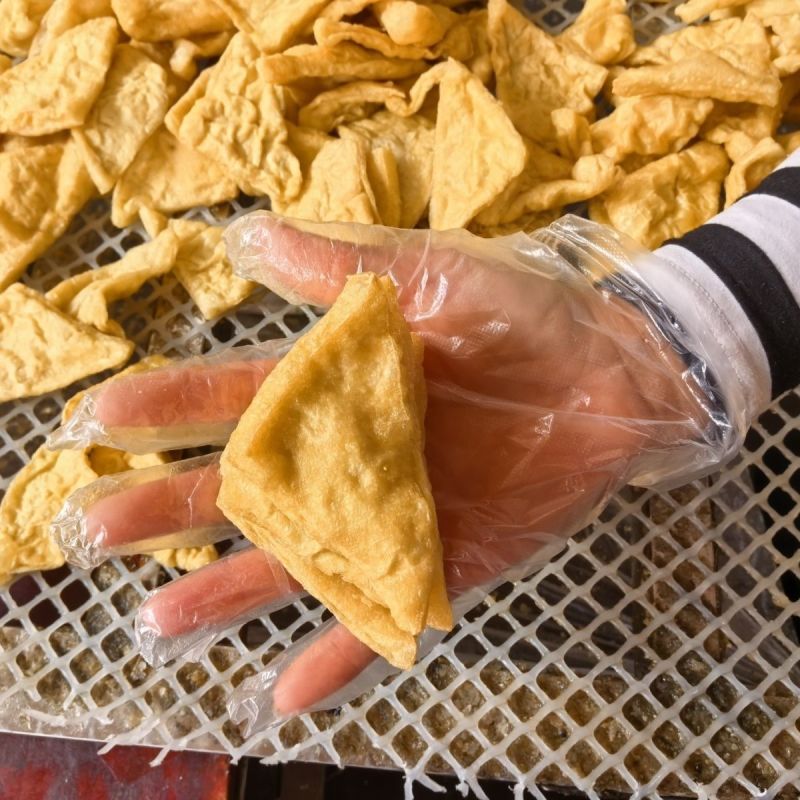 三角形商用油炸豆腐干麻辣烫卤味串串小火锅商用