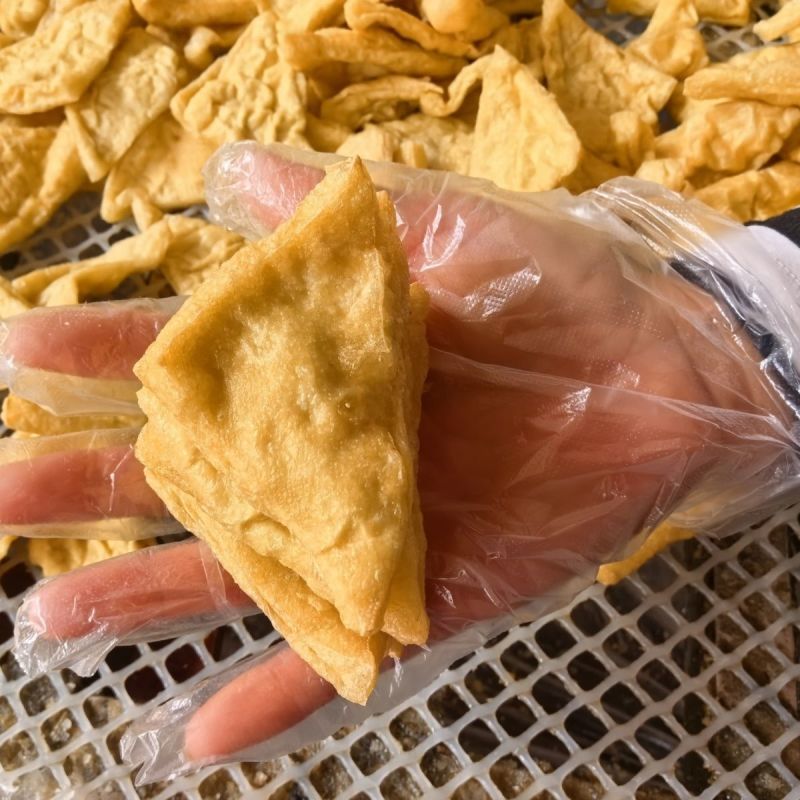 三角形商用油炸豆腐干麻辣烫卤味串串小火锅商用