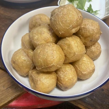 乡村农家豆子去皮豆腐