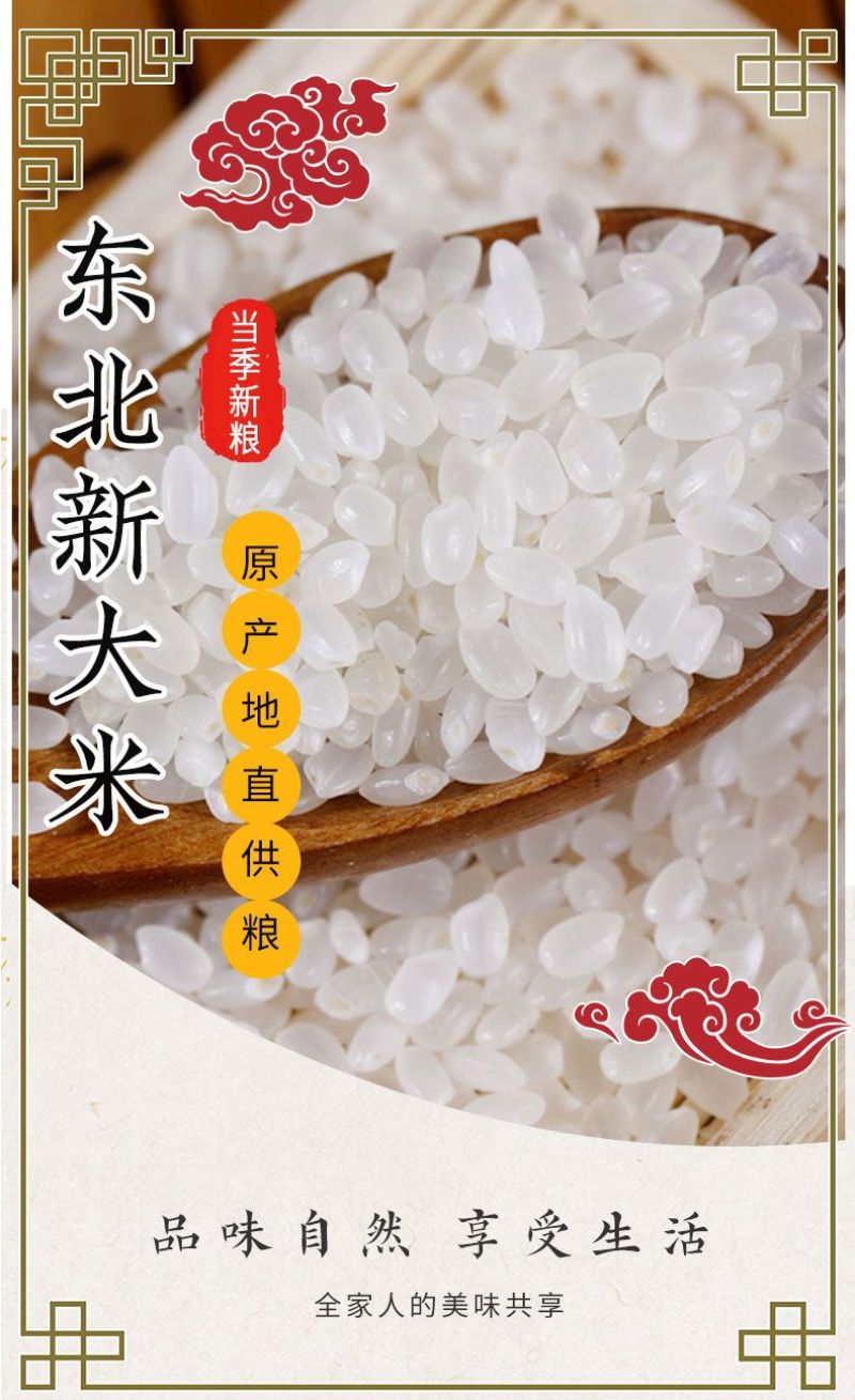 盘锦蟹田大米粳米圆粒批发