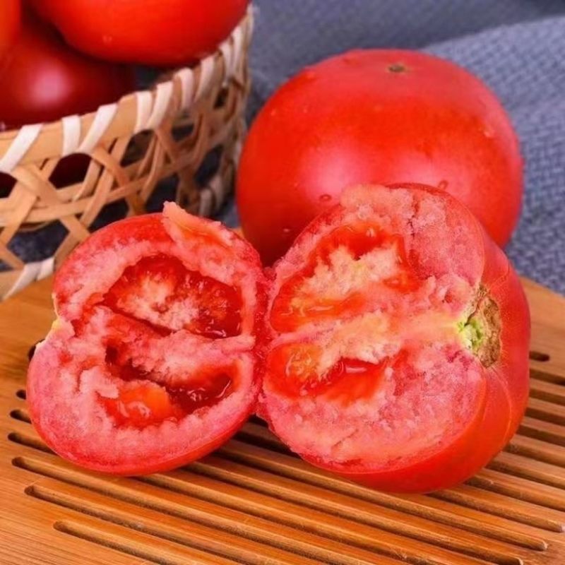 【露天西红柿现摘】净重5斤自然熟攀枝花大番茄新鲜蔬菜代发