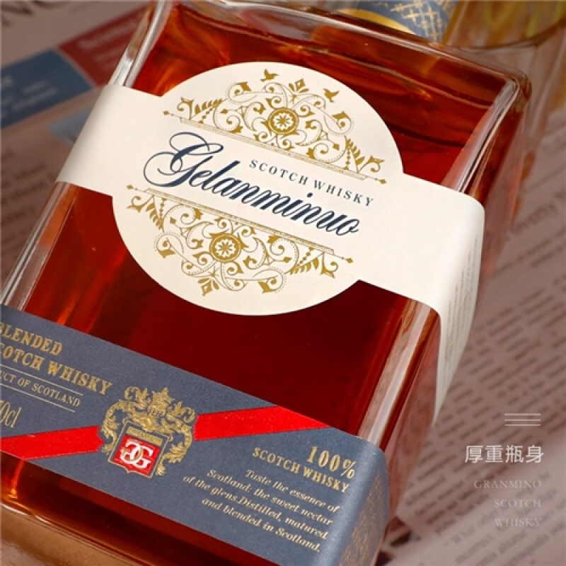 格兰米诺苏格兰威士忌英国进口格兰米诺苏格兰威士忌40度蒸