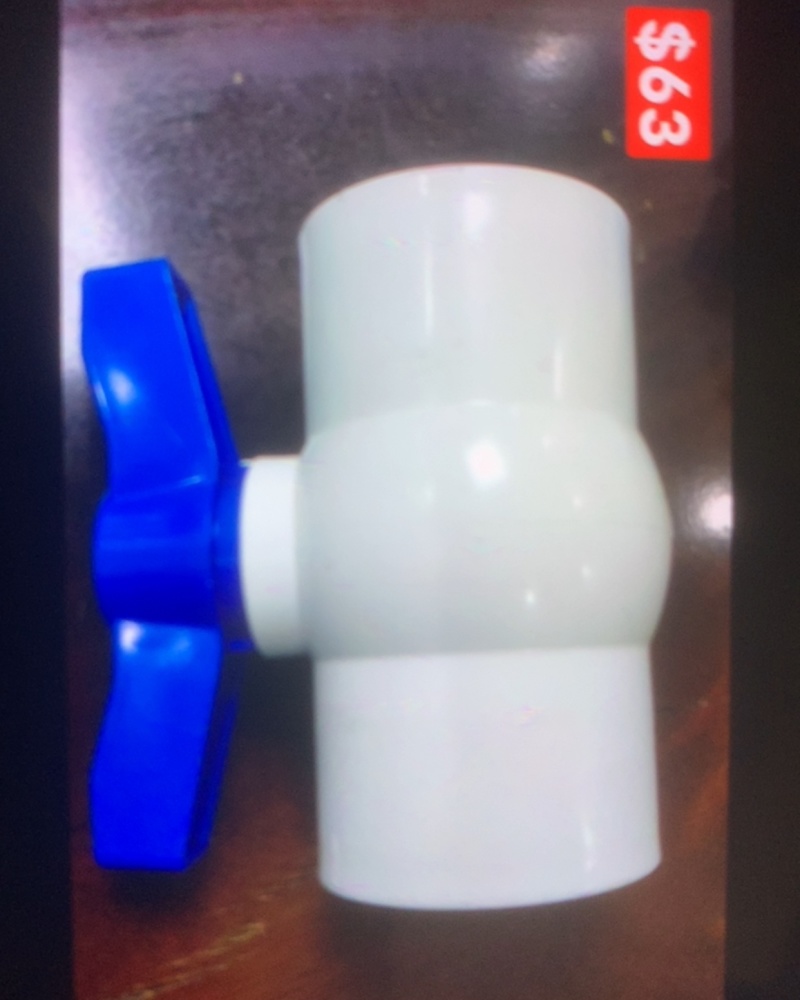 pvc球阀规格直径20到直径200灰色，白色，农业灌溉阀，