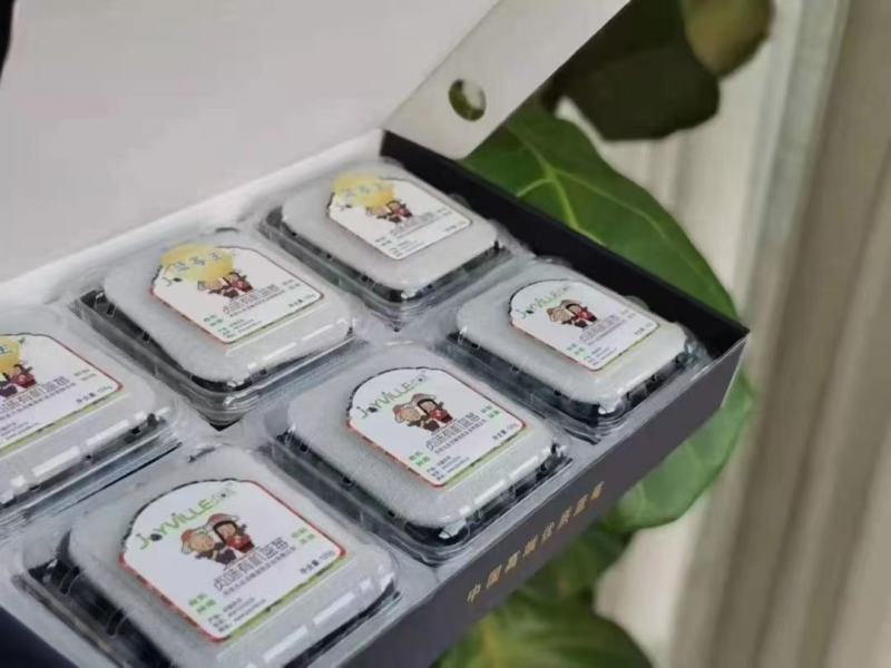 蓝莓纸箱包装+配套标签蓝莓包装·量身定制🌿📦