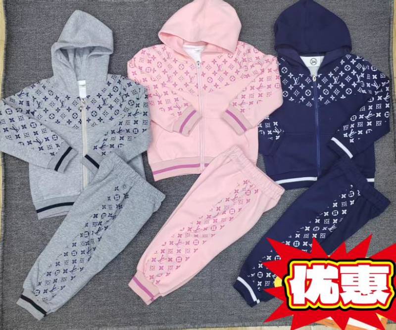 春秋童装套装长袖儿童两件套外贸纯棉外套拉链婴幼儿宝宝连帽卫衣