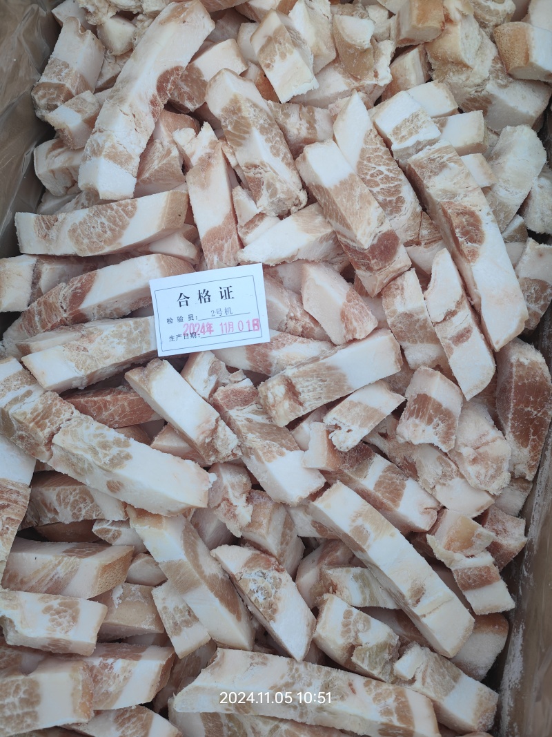 原切五花肉块/肉片/肉丝/脆骨丝