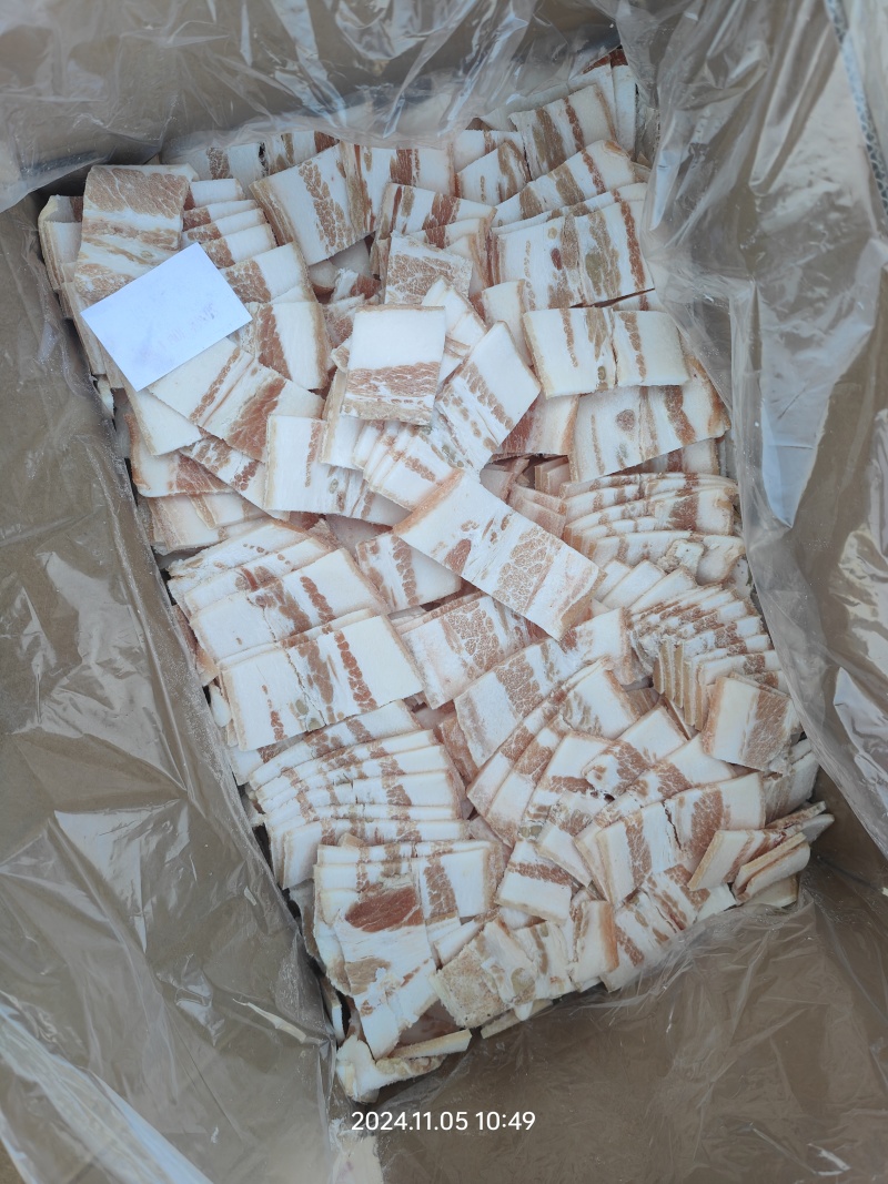 原切五花肉块/肉片/肉丝/脆骨丝