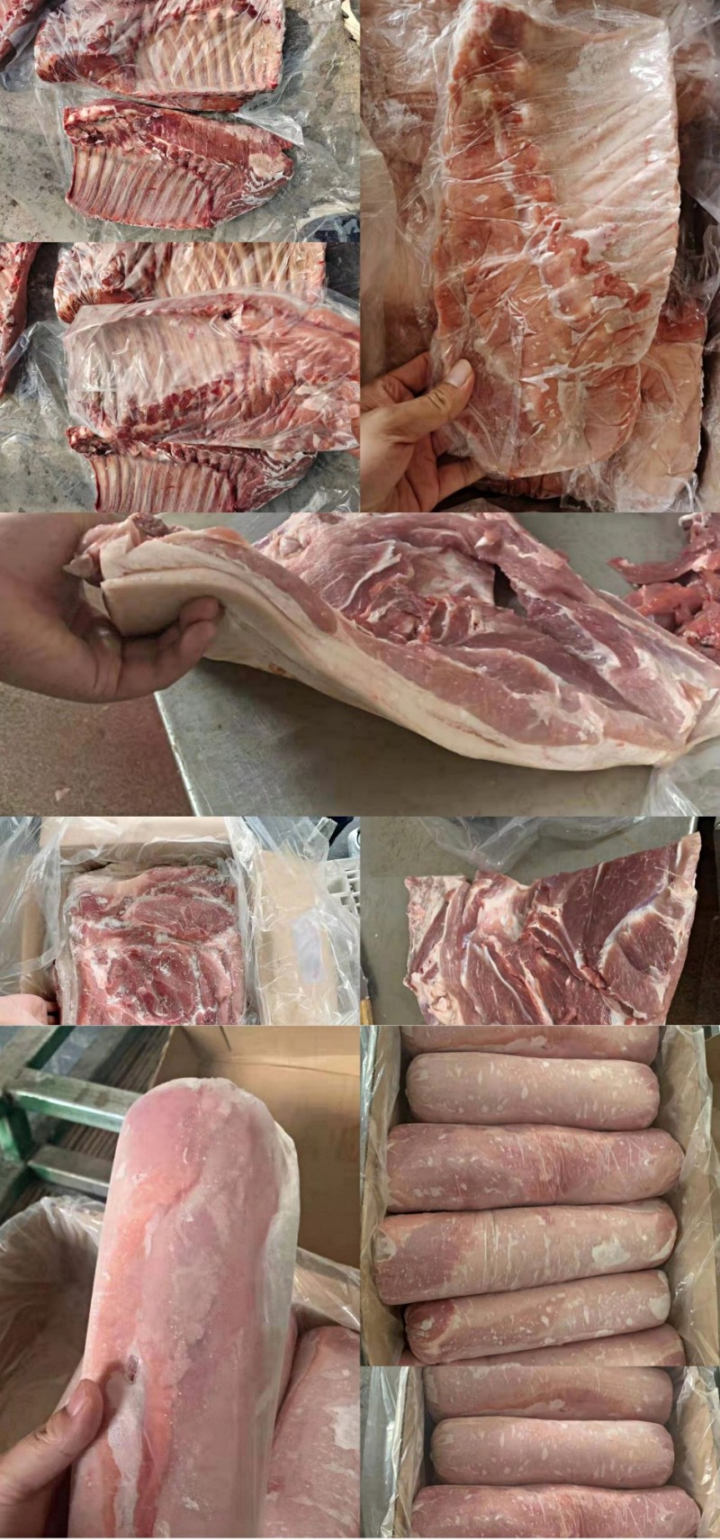 带皮后上肉最新日期！现场实拍！如有需要请联系腾惠业务员