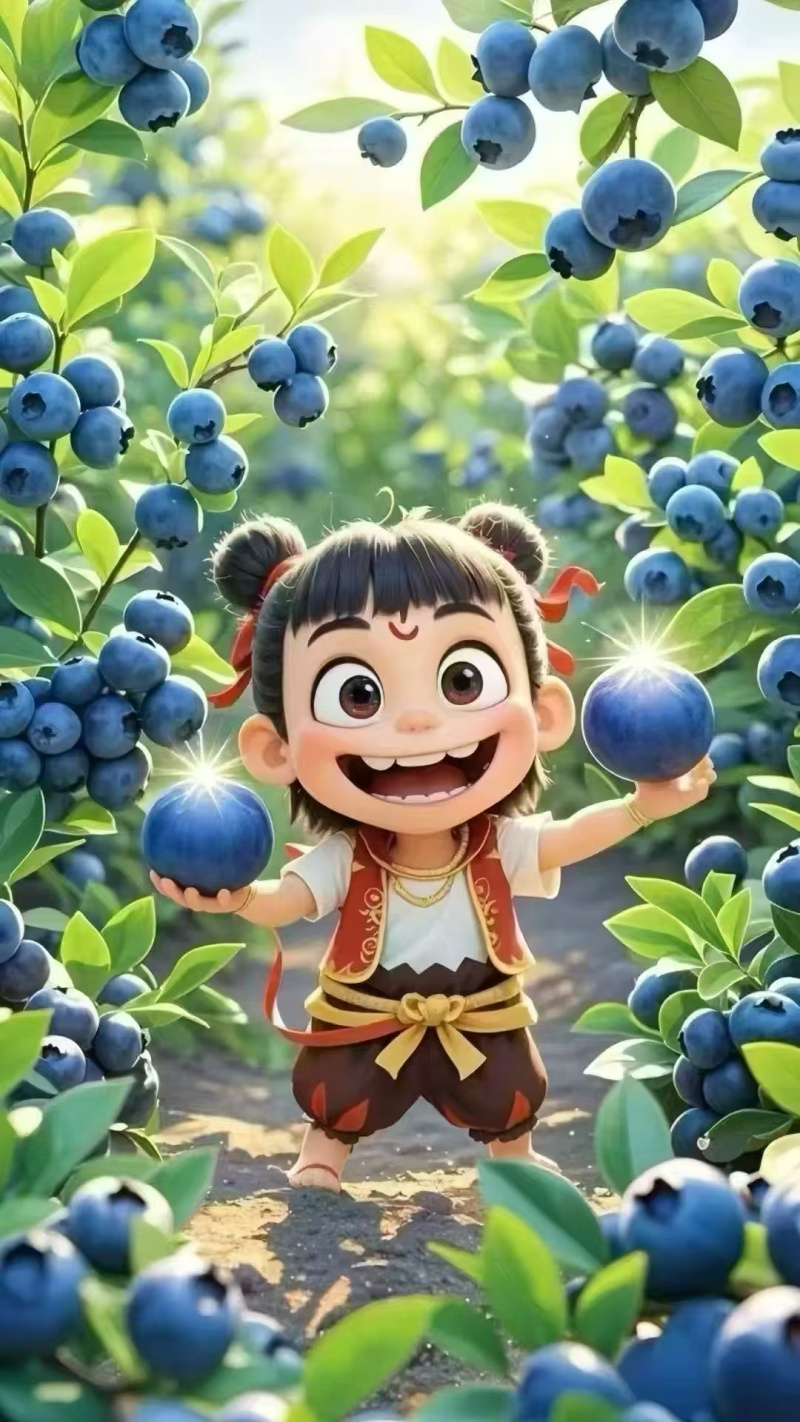 云南澄江花香蓝莓