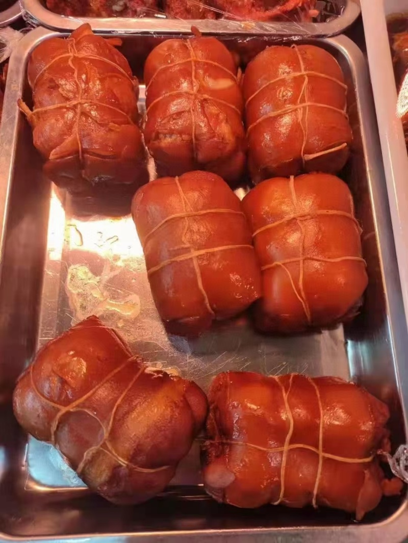 熟食店必备捆肘成品老汤上色即可