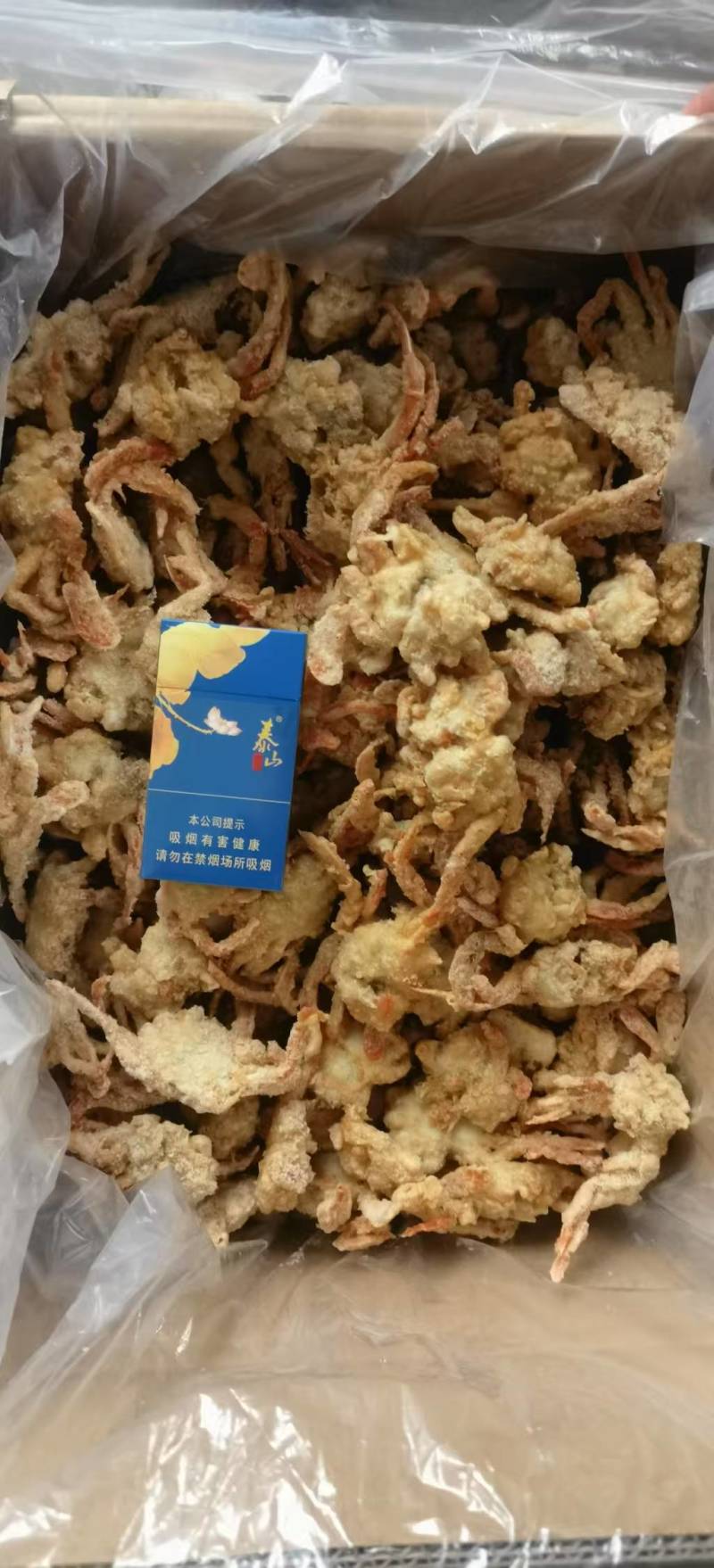 香酥脆蟹到货​直接辣椒一煸太香了[色]