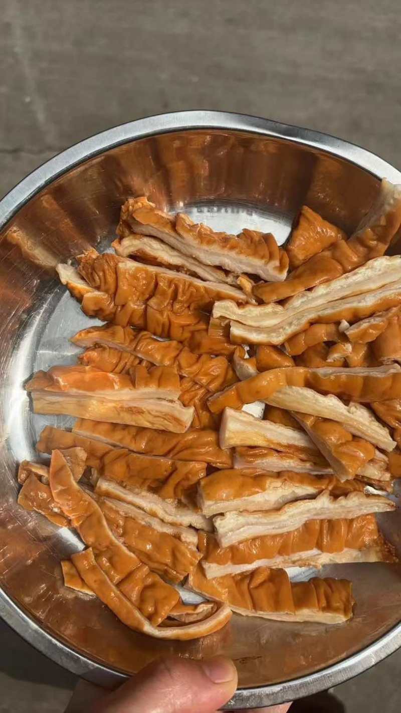 五香卤肥肠，全熟，高品质，低价位，加热可出餐