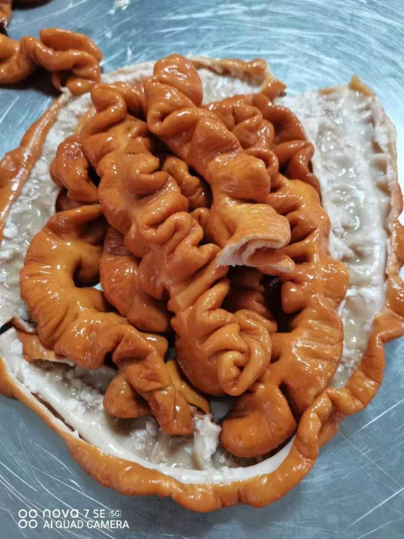 五香卤肥肠，全熟，高品质，低价位，加热可出餐