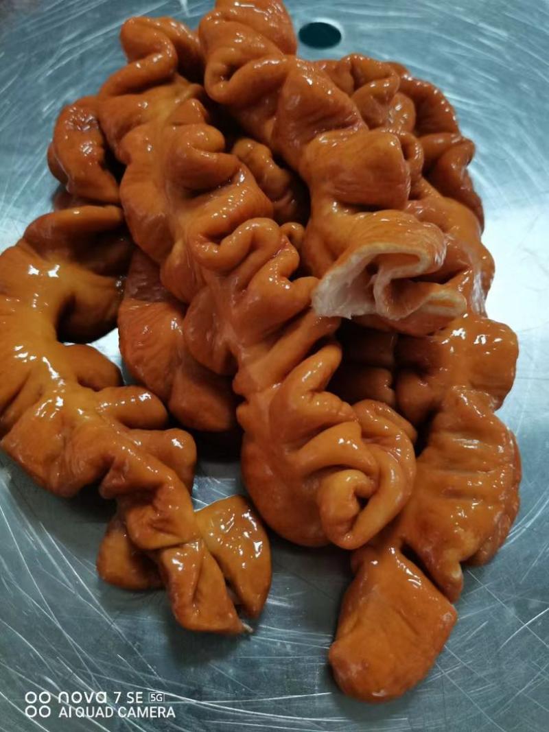 五香卤肥肠，全熟，高品质，低价位，加热可出餐